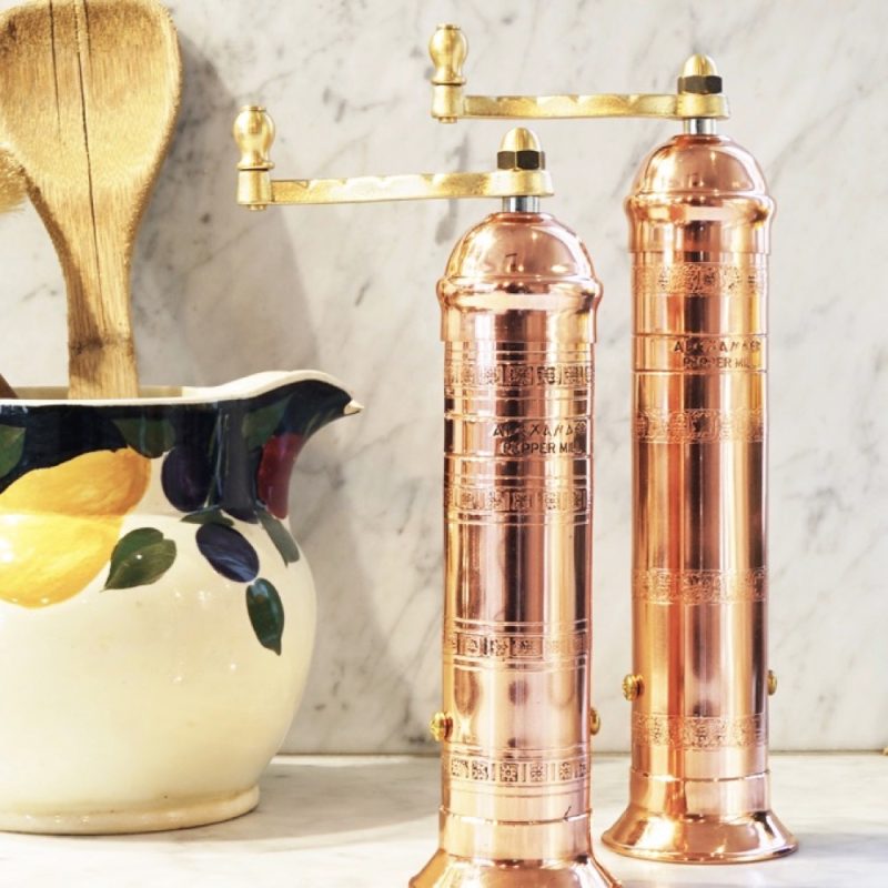 Pepper & Salt Mills: Brass / Copper - Image 3