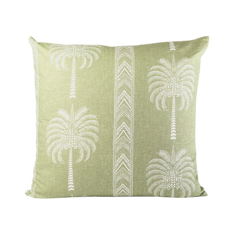 Palma Aqua on Slubbed Cotton