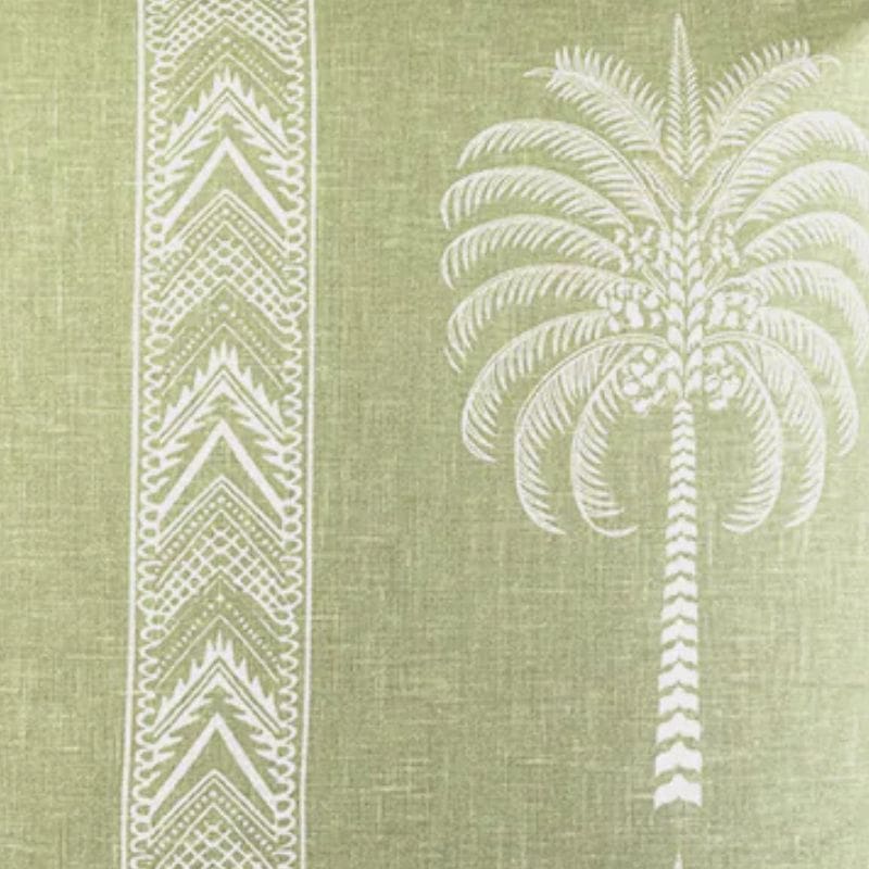 Palma Aqua on Slubbed Cotton - Image 2