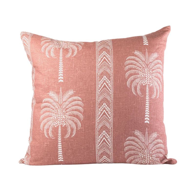 Palma Raspberry on Slubbed Cotton