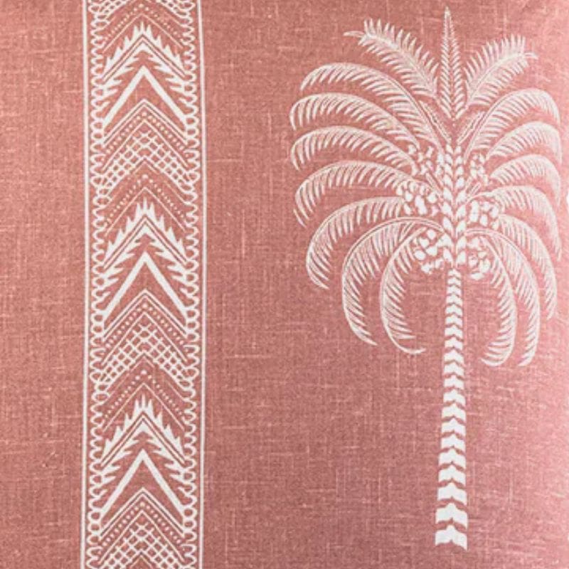 Palma Raspberry on Slubbed Cotton - Image 2