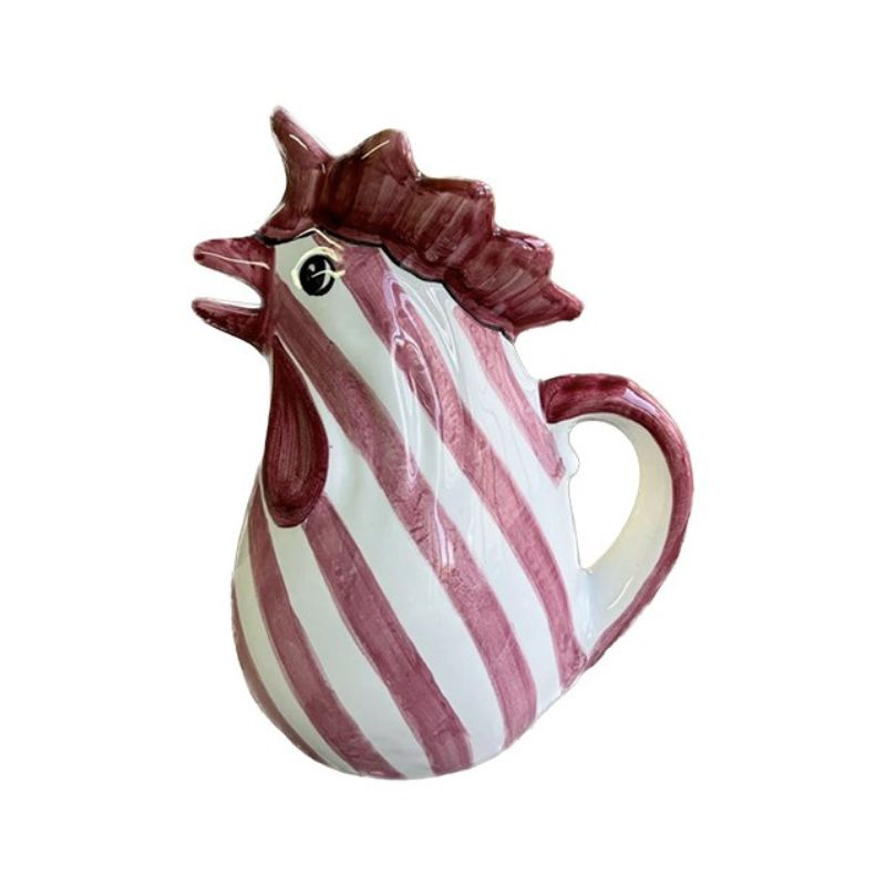 Rooster Stripe Pitcher