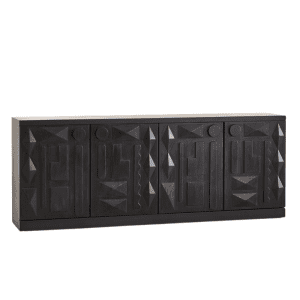 Black Carved Sideboard