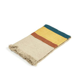 Belgian Throw: MERCURIO STRIPE
