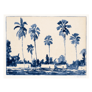 Palms and Houses by Benjamin Coutouvidis