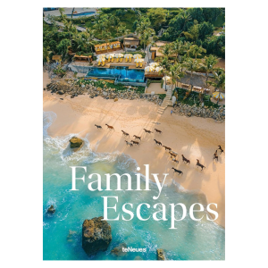 Family Escapes letter‑friendly travel book hardcover
