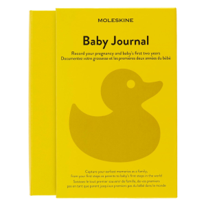 Moleskine Passion Baby Journal large boxed hardcover guided notebook with themed sections and premium stationery design