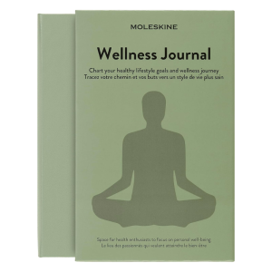 Moleskine Wellness Journal hardcover guided notebook for habit tracking wellness goals and mindful living