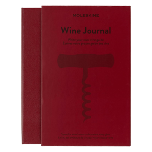 Moleskine Wine Journal hardcover guided notebook for recording wine tastings flavours and vintages