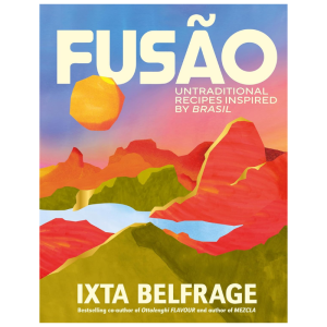 FUSÃO cookbook by Ixta Belfrage hardcover Brazilian fusion recipe book with modern global dishes