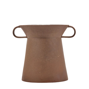 Serax Marie-Ann Vase 03 large red brown stoneware sculptural vase by Marie Michielssen