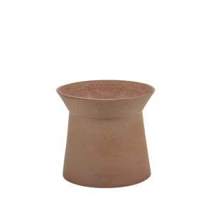 Serax Marie-Ann Vase 03 medium red brown stoneware sculptural vase by Marie Michielssen