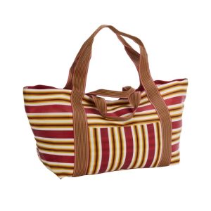 Shopper Bag: Large Red Stripe