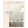 Wabi-Sabi Welcome book hardcover Japanese-inspired interior design and mindful entertaining lifestyle book