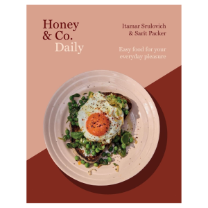 Honey and Co Daily cookbook by Itamar Srulovich and Sarit Packer featuring Middle Eastern inspired everyday recipes
