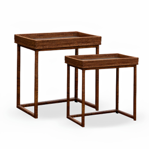 Rattan Nesting Tables