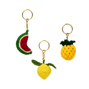 Hand Crocheted Fruit Charms