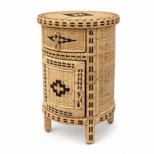 Alternative view of Marrakech Round Side Table: Brown