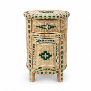 Marrakech Round Side Table: Green
