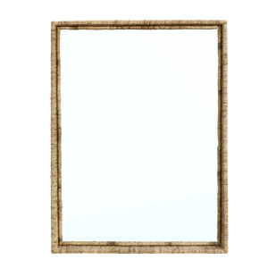 Mirror with Jute Frame