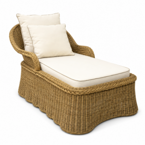Scalloped Outdoor Daybed