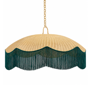 Scalloped Hanging Lamp Shade in Various Sizes
